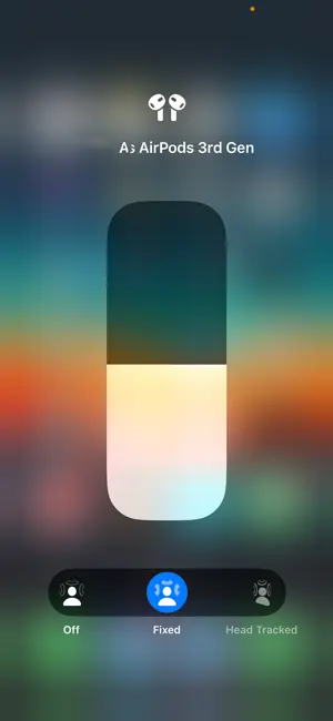 airpods disable head tracking